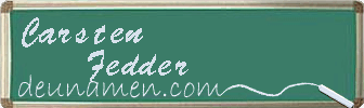 Carsten Fedder Visitenkarte